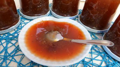 Confitures : Coupelle de confiture de figues au mojito