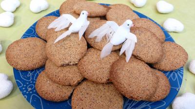 Image : recette Biscuits croustillants amandes-café