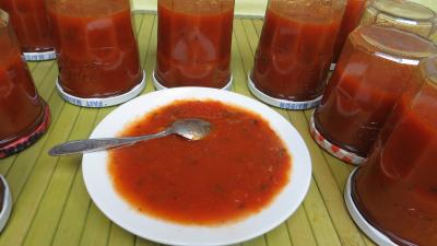 Image : recette Sauce tomate aux piments doux