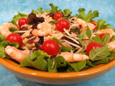 Entrées & salades : Salade chinoise aux radis roses