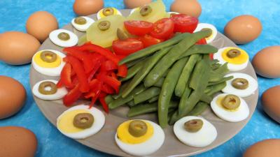 Pour débutants : Assiette de salade provençale