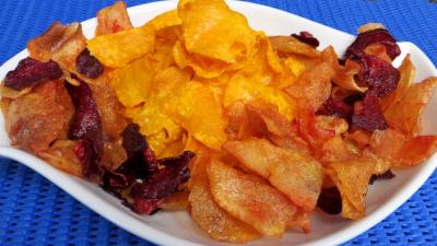 Les grands classiques : Plat de patates douces et légumes frits