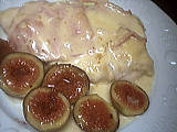 Image : Assiette de dinde aux figues et au munster