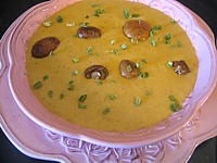 crème de cèpes au curry