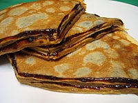 Image : recette Crêpes farcies aux pruneaux et crème café