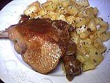 Image : recette Confit de canard aux pommes de terre