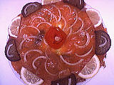 Poissons : Assiette de carpaccio de saumon fumé
