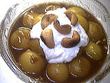 fromage blanc aux mirabelles