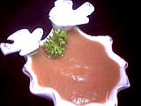 Coulis salé : Ramequin de coulis de betterave