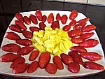 Fraises et mangue au caramel - 8.1