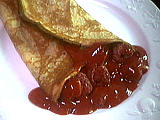 Recette Crêpes aux framboises