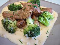 Foie de veau : Assiette de foie de veau au miel