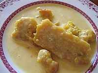 Epiphanie : Assiette de crème anglaise