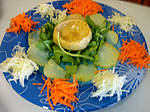 Foie gras en salade chayotte et truffe - 14.1