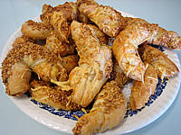 croissants à l'emmental et aux graines de sésame