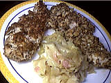 Image : recette Escalopes de poulet aux noisettes