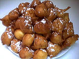 Recette Assiette de beignets au fromage blanc