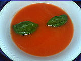 Cuisine diététique : Assiette de coulis de tomates