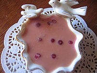 Image : recette Crème aux airelles
