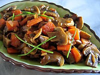 Champignons au muscat
