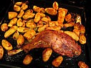 Cuisse de dinde rôtie aux rattes - 10.2