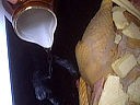 Chapon farci aux cèpes et noix - 17.1