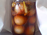 vinaigre balsamique : Bocal d'échalotes au vinaigre