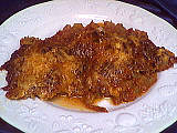 bicarbonate soude : Assiette de gratin d'aubergines à la bolognaise