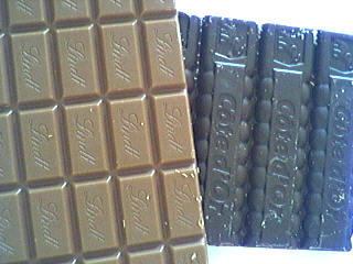chocolat au lait et noir