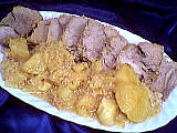 Image : Plat de rôti de porc au lait