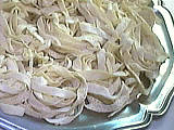 Pains & pâtes : Plat de tagliatelle fraîches