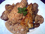 Poissons : Assiette de lotte aux échalotes