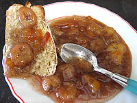 Recette Soucoupe de marmelade de nectarines et bananes