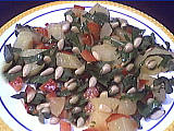 worcestershire : Assiette de salade aux pignons