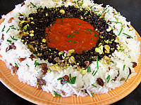 Cuisson au micro-ondes : Plat de lentilles et riz à la sauce tomate