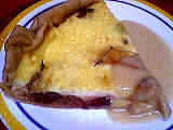 Image : recette Tarte aux prunes et pommes