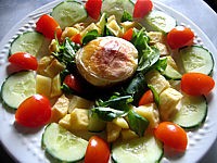 tomate : Salade au rocamadour