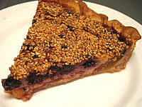 Image : recette Quiche aux prunes et aux mûres