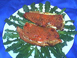 pissenlit : Assiette de poivrons rouges en salade