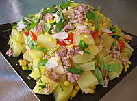 Image : recette Salade de thon et poivrons