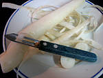 Navets et haricots verts au wok - 1.1