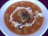 Soupes & potages : Assiette de soupe au potiron