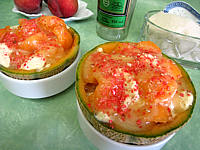 Image : Melon glacé à la liqueur de Chartreuse