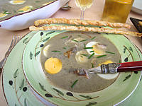 Recette Velouté de fèves aux harengs