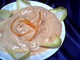 vinaigre de cidre : Ramequin de sauce mayonnaise à la tomate