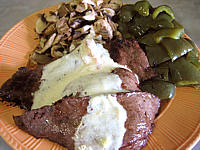 Image : recette Steaks de cheval et sa sauce au martini blanc