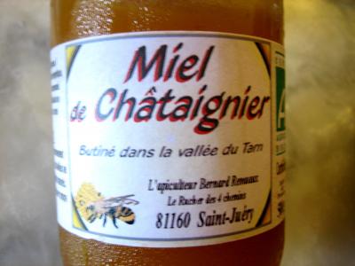 miel châtaigniers