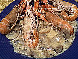 Image : recette Scampis au boursin