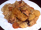 Image : recette Poulet au chou