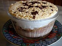 Recette ramequin de lait fraises au chocolat